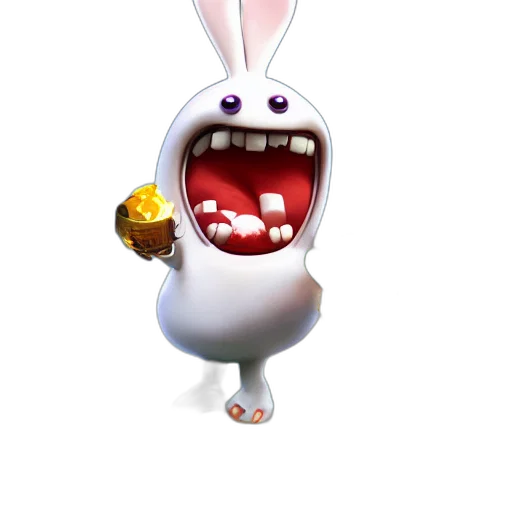 animal, creature, food, 3d render transparent PNG cut-out
