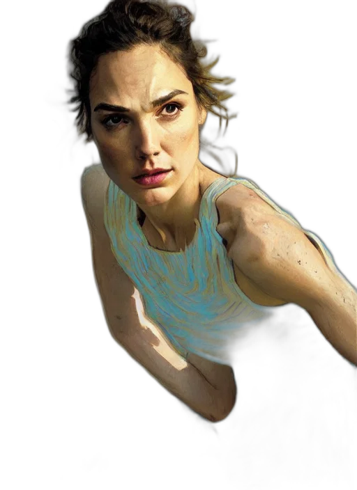 dress, jewelry, face, photorealistic transparent PNG cut-out