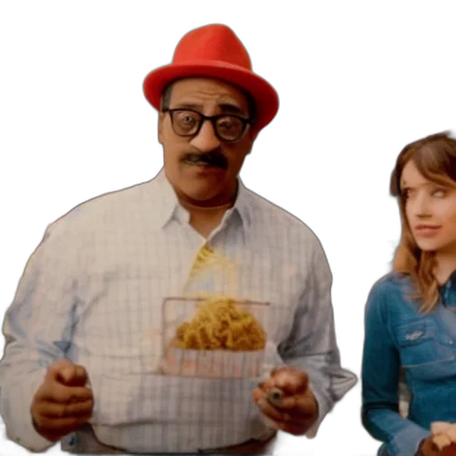 hat, food, fire, city street transparent PNG cut-out