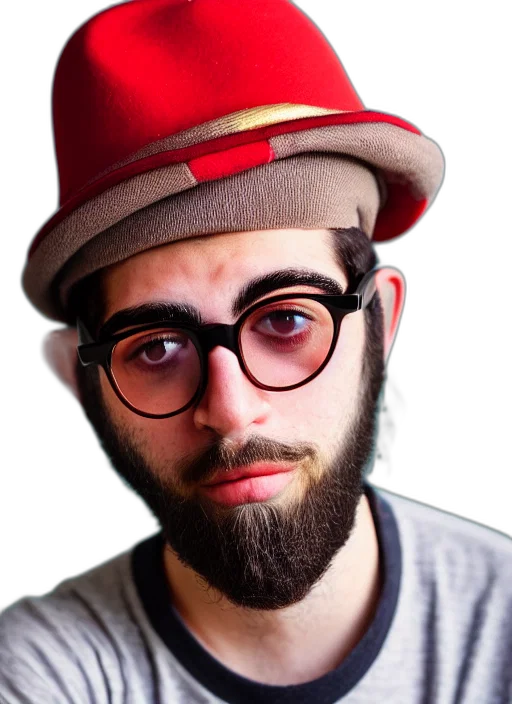 hat, face, staff, mask transparent PNG cut-out