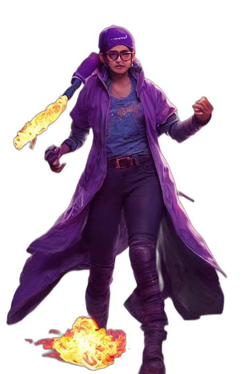 staff, jacket, weapon, concept art transparent PNG cut-out