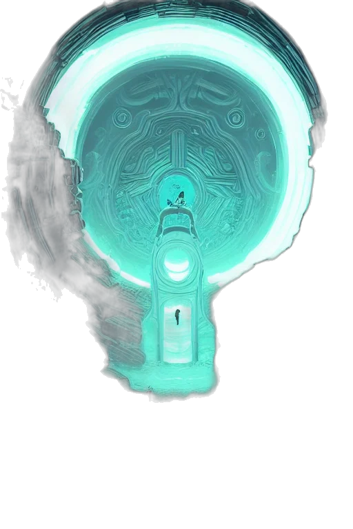 mask, bottle, staff, robot transparent PNG cut-out