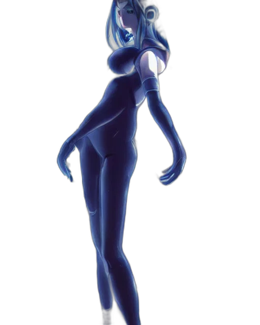 dress, robot, staff, creature transparent PNG cut-out