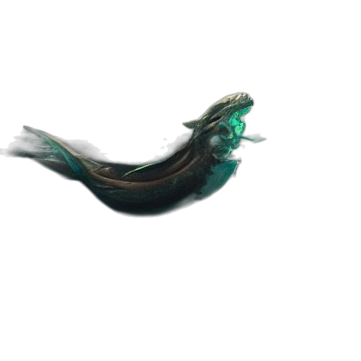 dragon, creature, animal, staff transparent PNG cut-out