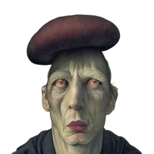 hat, face, mask, creature transparent PNG cut-out