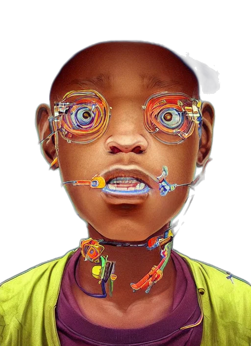 face, robot, mask, jewelry transparent PNG cut-out