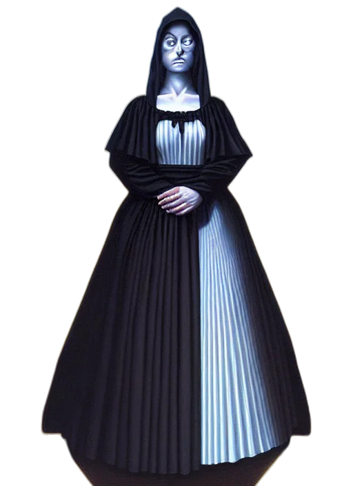 dress, staff, robot, concept art transparent PNG cut-out