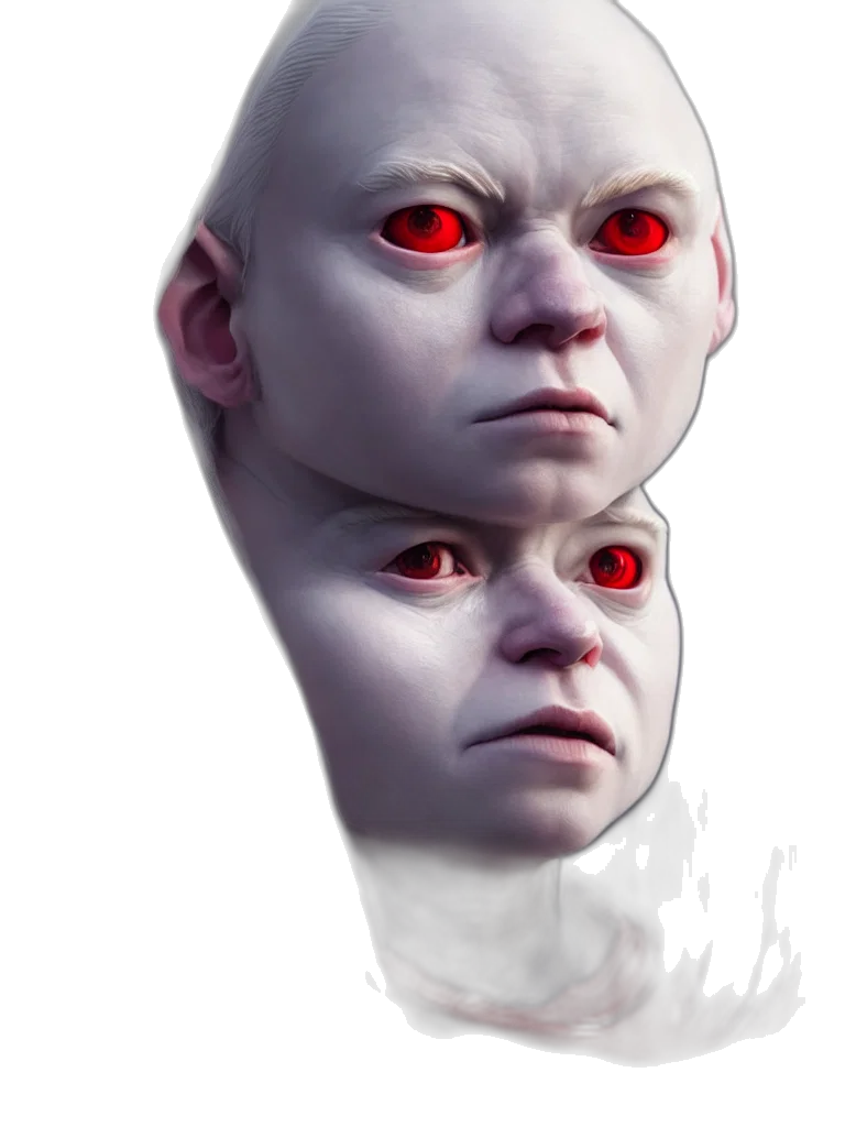face, mask, creature, robot transparent PNG cut-out
