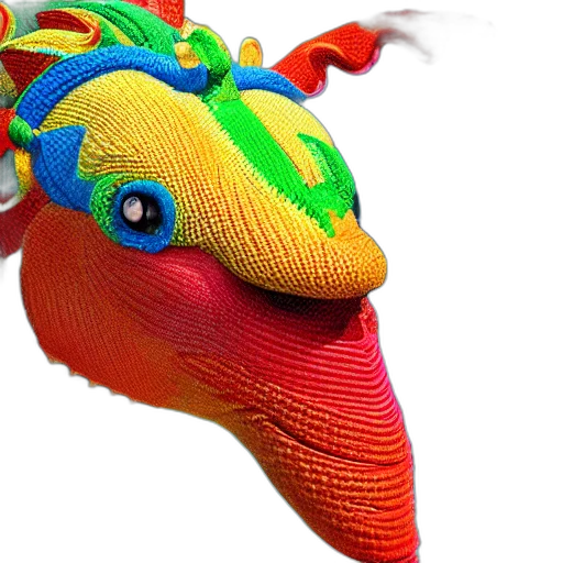 dragon, hat, mask, creature transparent PNG cut-out