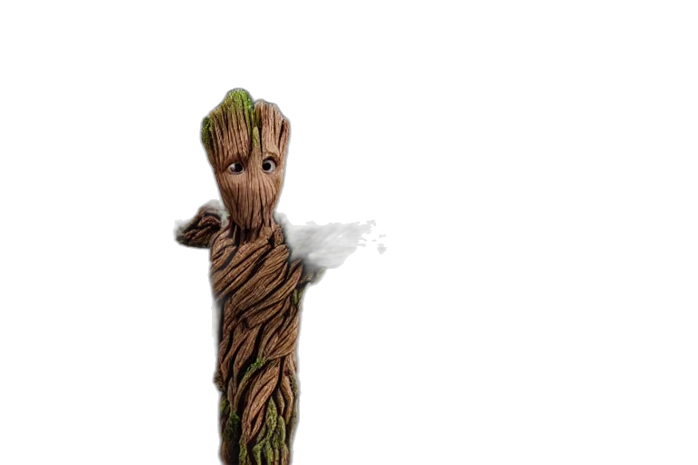 tree, creature, staff, dress transparent PNG cut-out