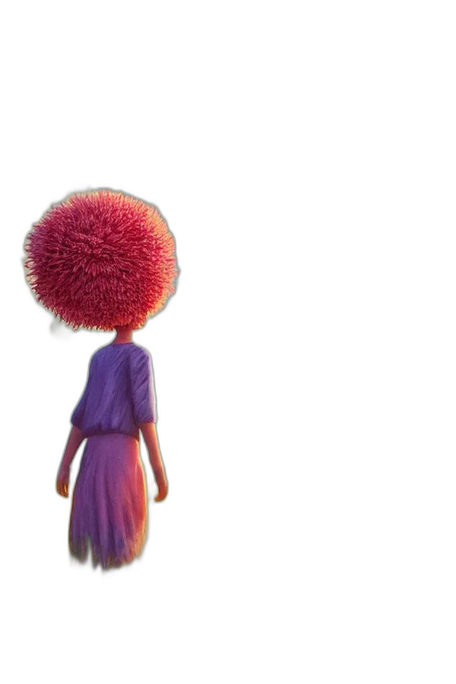 hair, staff, dress, hat transparent PNG cut-out