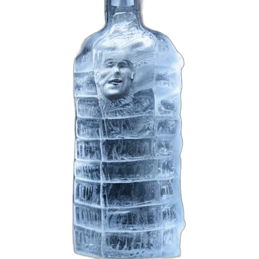 bottle, face, crown, animal transparent PNG cut-out