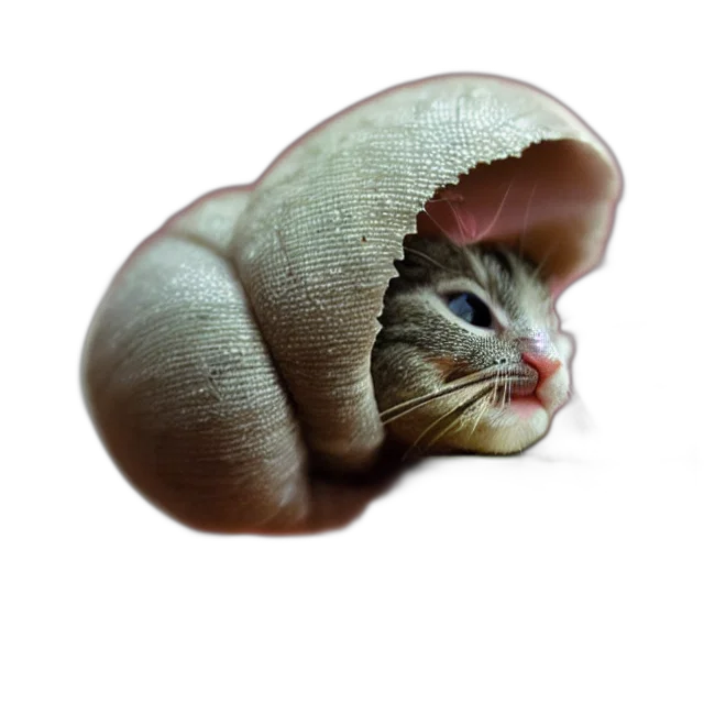 hat, animal, creature, face transparent PNG cut-out