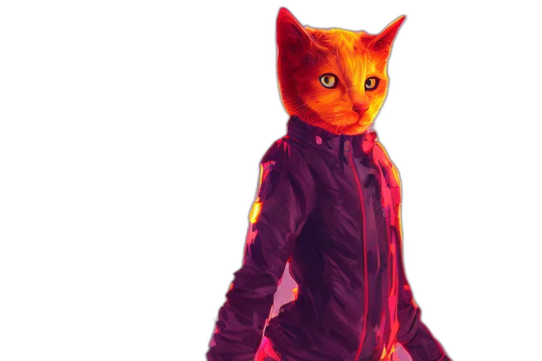 jacket, mask, animal, creature transparent PNG cut-out