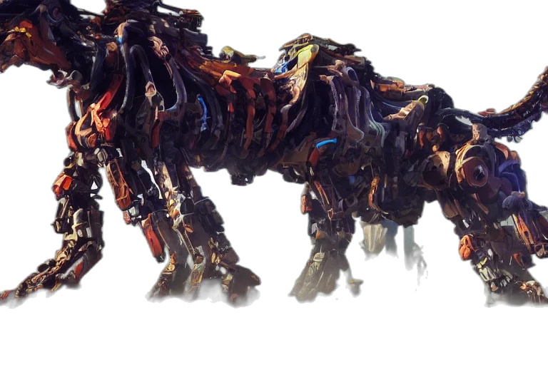 animal, robot, creature, dragon transparent PNG cut-out