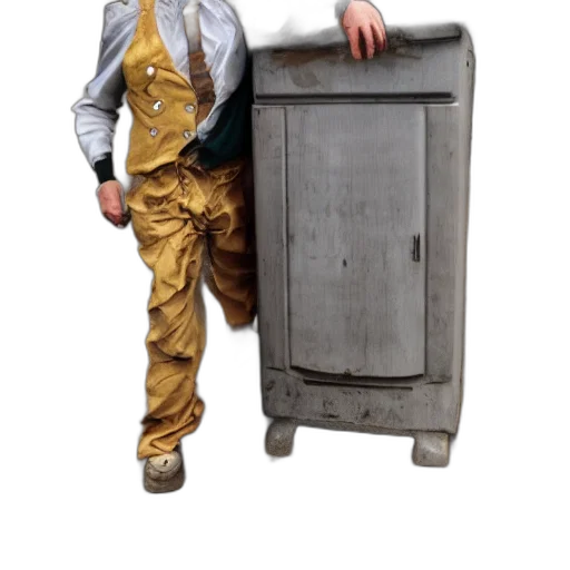 jacket, furniture, robot, staff transparent PNG cut-out