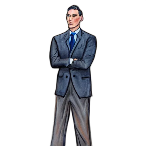 staff, jacket, face, cartoon transparent PNG cut-out
