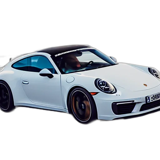 car, photorealistic, 3d render, concept art transparent PNG cut-out