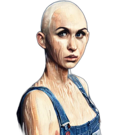 dress, face, robot, concept art transparent PNG cut-out