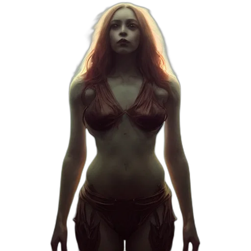dress, creature, face, robot transparent PNG cut-out