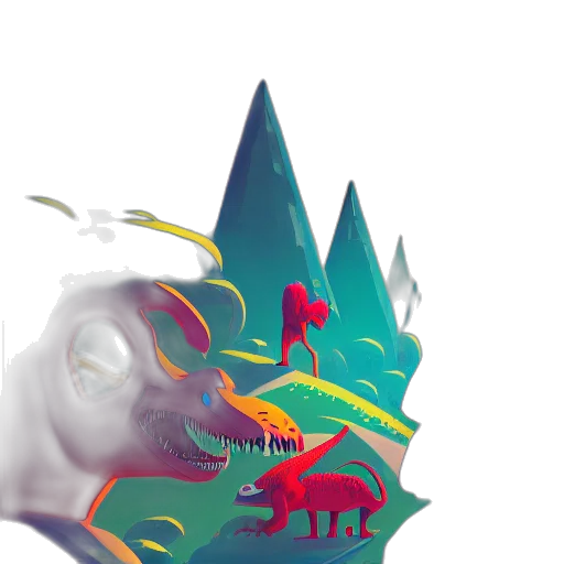 dragon, creature, mask, crown transparent PNG cut-out