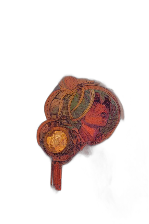 staff, jewelry, hat, mask transparent PNG cut-out