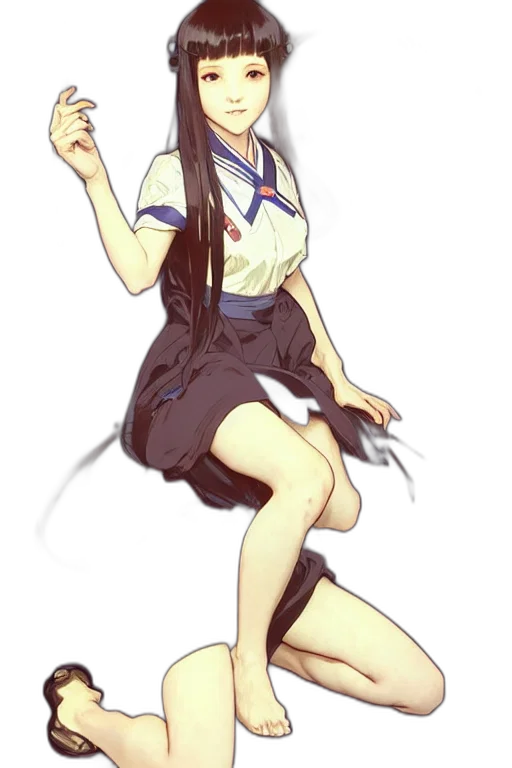 dress, staff, anime, concept art transparent PNG cut-out