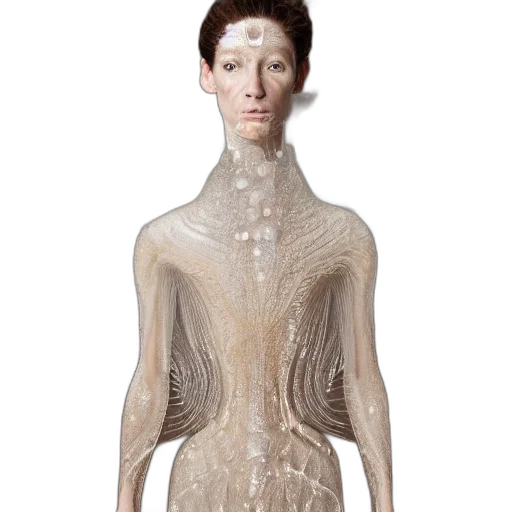 dress, jacket, jewelry, face transparent PNG cut-out