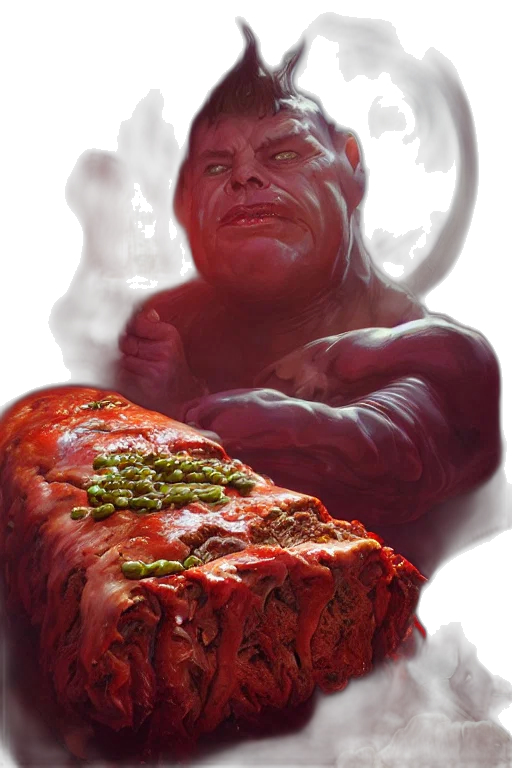 food, creature, face, concept art transparent PNG cut-out