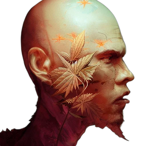 face, mask, flower, crown transparent PNG cut-out