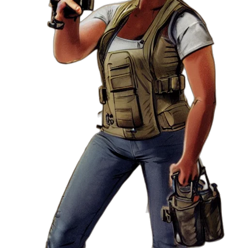 weapon, staff, jacket, concept art transparent PNG cut-out