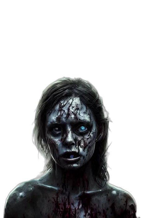 face, mask, creature, staff transparent PNG cut-out