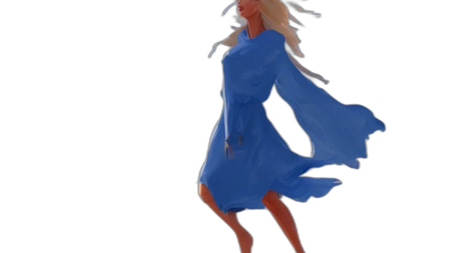 dress, jacket, hair, concept art transparent PNG cut-out