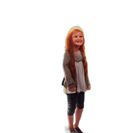 jacket, creature, hair, dress transparent PNG cut-out