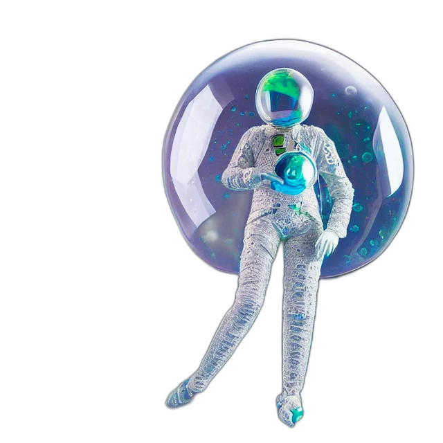 robot, 3d render, concept art, vaporwave transparent PNG cut-out