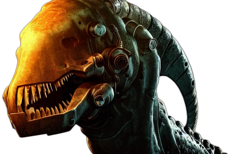robot, mask, creature, concept art transparent PNG cut-out