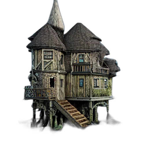 building, furniture, 3d render, concept art transparent PNG cut-out