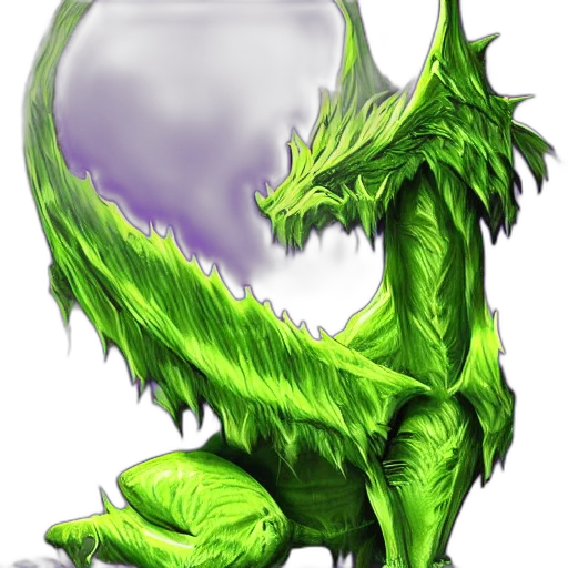 dragon, creature, staff, weapon transparent PNG cut-out