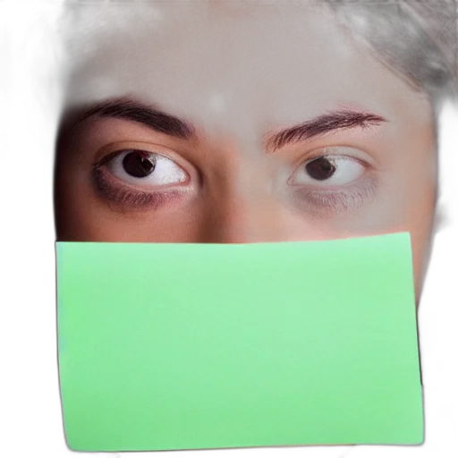 mask, face, creature, staff transparent PNG cut-out
