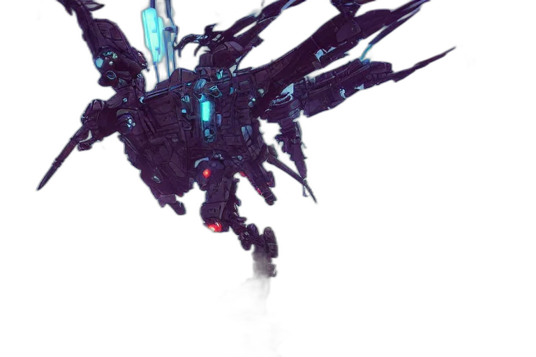 robot, weapon, dragon, concept art transparent PNG cut-out