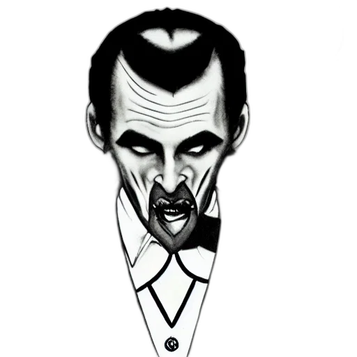 face, mask, cartoon, comic book art transparent PNG cut-out