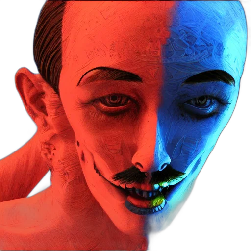 mask, face, creature, robot transparent PNG cut-out