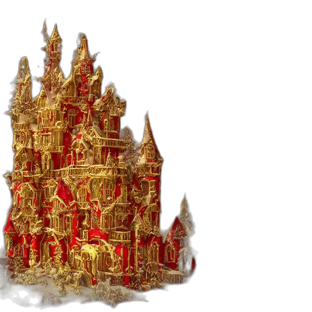 crown, 3d render, concept art, golden transparent PNG cut-out