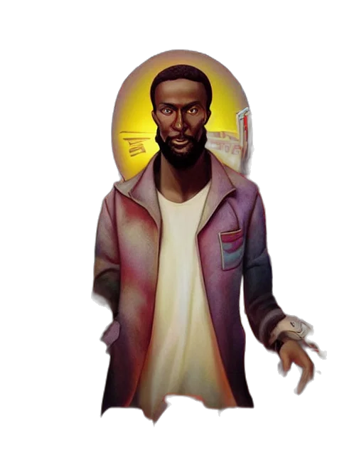 jacket, concept art, comic book art, pixel art transparent PNG cut-out
