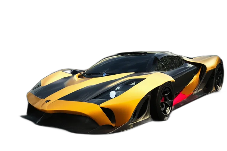 car, 3d render, photorealistic, concept art transparent PNG cut-out