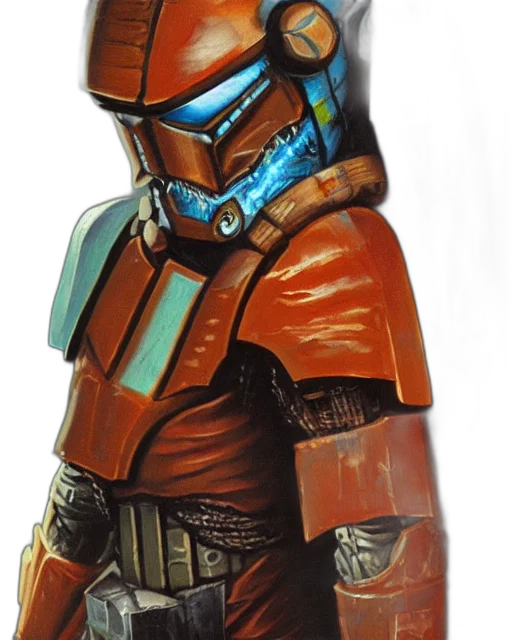 robot, jacket, staff, weapon transparent PNG cut-out