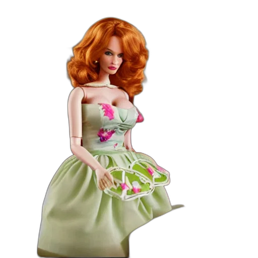 dress, 3d render, concept art, cartoon transparent PNG cut-out