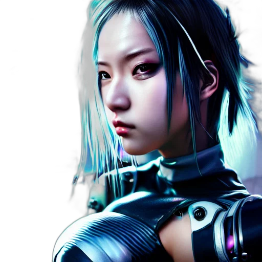 robot, cyberpunk, photorealistic, fantasy art transparent PNG cut-out