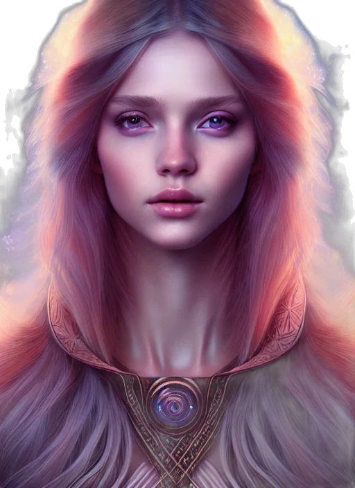 face, jewelry, crown, fantasy art transparent PNG cut-out