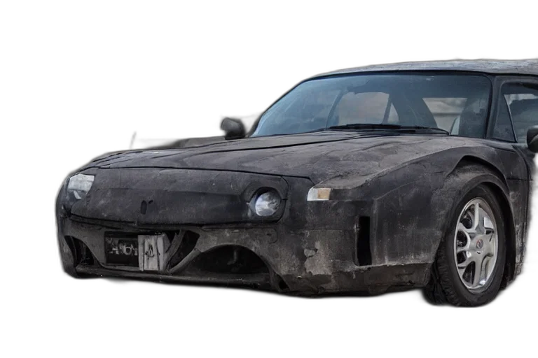 car, 3d render, concept art, photorealistic transparent PNG cut-out